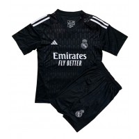Camisa de Futebol Real Madrid Goleiro Equipamento Alternativo Infantil 2023-24 Manga Curta (+ Calças curtas)